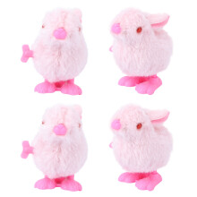8Pièces Jouets Animaux À Remonter En Peluche Durable En De