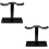 2Pièces Support Casque Et Écouteurs Noir En Robuste 7