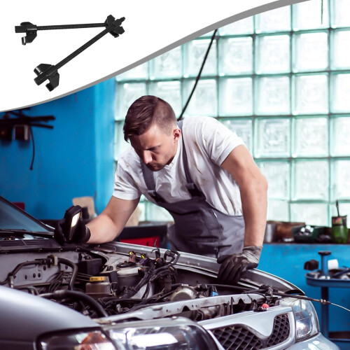 Heavy Duty Coil Spring Compressor Tool for Safe Strut Installation and Universal Suspension Use 2