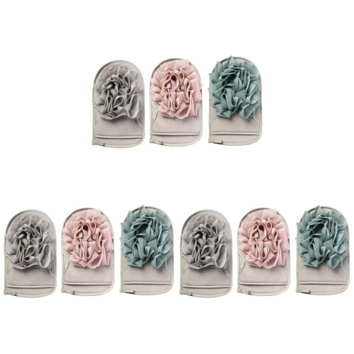9Pcs Bath Mitt Scrubber Assorted Colors Exfoliating Sponge for Shower 1