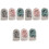 9Pcs Bath Mitt Scrubber Assorted Colors Exfoliating Sponge for Shower 3