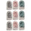 9Pcs Bath Mitt Scrubber Assorted Colors Exfoliating Sponge for Shower 8
