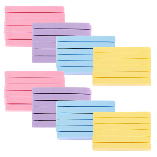 288Pcs Portable Disposable Face Sponges Assorted Color for Makeup