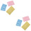 288Pcs Portable Disposable Face Sponges Assorted Color for Makeup 9