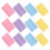 288Pcs Portable Disposable Face Sponges Assorted Color for Makeup 3