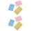 288Pcs Portable Disposable Face Sponges Assorted Color for Makeup 8