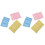 288Pcs Portable Disposable Face Sponges Assorted Color for Makeup 5