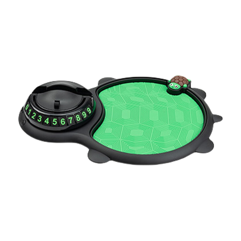 Car Phone Holder With 360 Rotation, Antislip Dashboard Pad And Visible Number Plate, Green 9113335629813