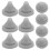 100 Pcs Silicone Shower Head Nozzles Replacement For Anti Clogging 1