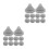 100 Pcs Silicone Shower Head Nozzles Replacement For Anti Clogging 5