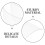 2Pcs Replacement Clear 4Mm Glass Lens For Sandblasting Hood 8