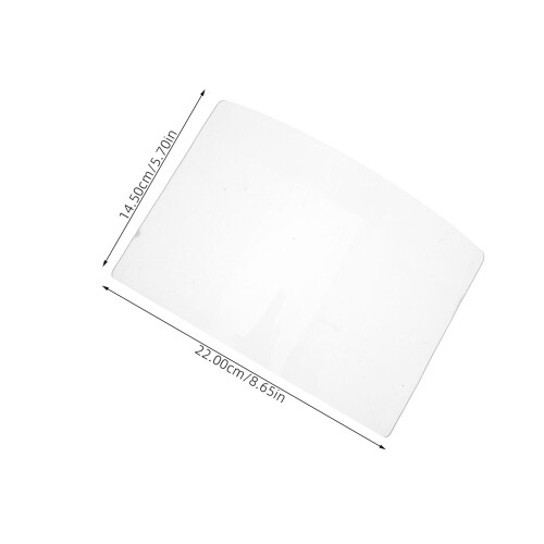 2Pcs Replacement Clear 4Mm Glass Lens For Sandblasting Hood 2