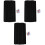3Sets Black Felt Pinboard Strips Wall Bulletin Board for Notes 4