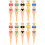10Pcs ABS Plastic Golfs Tees Assorted Colors Stable Golf Ball Holders 7
