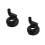 2Pcs Universal Black Throttle Lever Assembly Plastic Motorcycle Grips 9