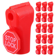40Pcs Security Pegboard Peg Hook Lock Shelf Display Plastic Stopper