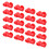 40Pcs Security Pegboard Peg Hook Lock Shelf Display Plastic Stopper 10