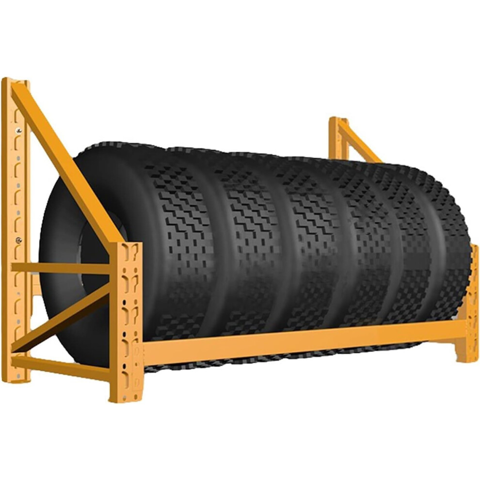 Heavy Duty Wall Mount Tire Storage Rack For Garage, Holds 4 Car Or Suv Tires, 660Lbs Capacity 9070919836909