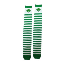 6Pairs Thigh High Stockings St Patrick's Day Socks Girls