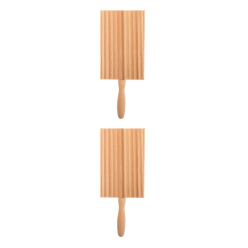 2Pcs Khaki Board Pasta Maker Kitchen Tools Set 2