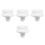 8Pcs White Plastic Water Cooler Replacement Parts Durable Attachment 8