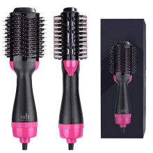 3 in 1 Hair Dryer Brush with Ionic Frizz Control, Ceramic Heat and AntiScald Design, Pink