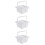 3Pcs White Brush Accessory Paint Holder Multi-Purpose Brush Cleaner 8
