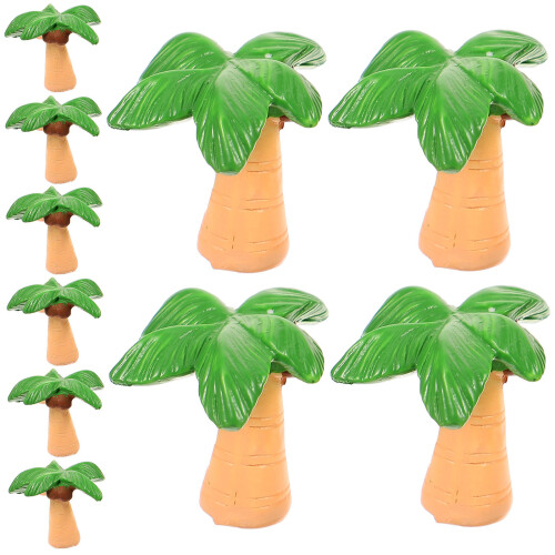 2 Pieces Mini Beach House Artificial Tree .00x2.50x2.50cm 1