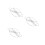 3Pcs Stainless Steel Cake Divider Tool for Pizza Even Slices Silver 8