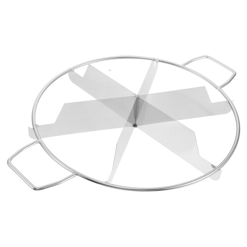 3Pcs Stainless Steel Cake Divider Tool for Pizza Even Slices Silver 2