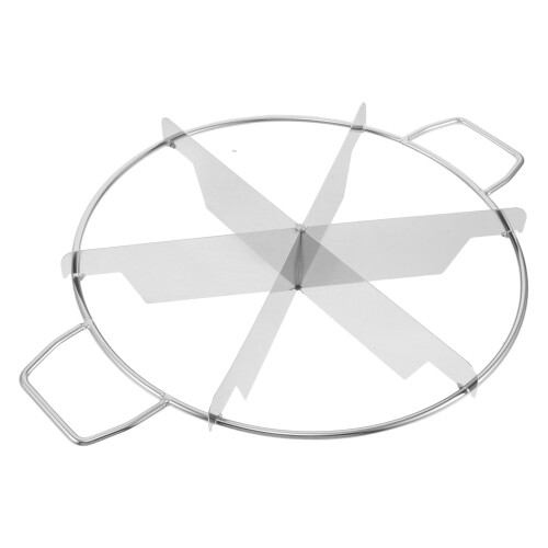 3Pcs Stainless Steel Cake Divider Tool for Pizza Even Slices Silver