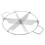 3Pcs Stainless Steel Cake Divider Tool for Pizza Even Slices Silver 2
