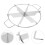 3Pcs Stainless Steel Cake Divider Tool for Pizza Even Slices Silver 11