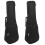2Pcs Black Ukulele Backpack Thickened Guitar Pouch with Smooth Zippers 2