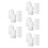 50 Pcs White Foam Blocks Polystyrene Cylinder Cake Dummies For Craft Decor 5