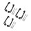 3Sets Motorcycle Handle Guards Metal Plastic Dirt Bike Lever Protector 6