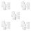 50 Pcs White Foam Blocks Polystyrene Cylinder Cake Dummies For Craft Decor 10