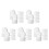 50 Pcs White Foam Blocks Polystyrene Cylinder Cake Dummies For Craft Decor 8