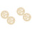 4St Mandbodem Khaki Accessoire Voor Tassen 4