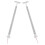 2pcs Realistic Mini Train Signal Light Railway Street Light Micro Landscape Decor 1