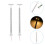 2pcs Realistic Mini Train Signal Light Railway Street Light Micro Landscape Decor 7