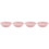 4Pcs Thickened Pink Enamel Basin Household Vegetable Washing Container 6