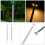 2pcs Realistic Mini Train Signal Light Railway Street Light Micro Landscape Decor 4