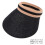 1Pc Durable Black Hollow Straw Sun Hat Practical Outdoor Sunbonnet 2