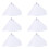 500Pcs White Reusable Mesh Filter Paper Cone Strainer for Lab Use 1