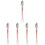 5Pcs Baby Fruit Puree Silicone Spoons with Compact Storage Box 7