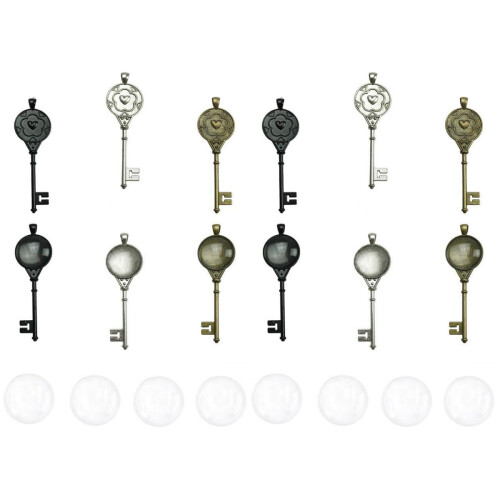 2 Pieces Key Accessories Supplies Time Precious Stone Bottom Bracket 1