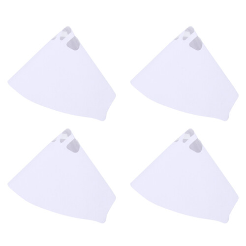 500Pcs White Reusable Mesh Filter Paper Cone Strainer for Lab Use 2