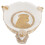 5Pcs Unique White Resin Ashtray Egyptian Style Small Table Ash Storage 1