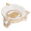 5Pcs Unique White Resin Ashtray Egyptian Style Small Table Ash Storage 2